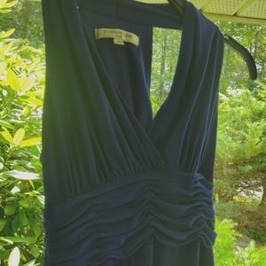 Women's cocktail dress in blue.
